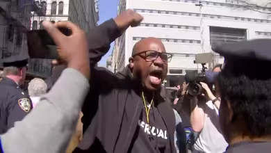 'Get the hell out of here!' Rep. Bowman shouts after Greene's car