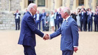 King Charles III welcomes Biden at Windsor Castle