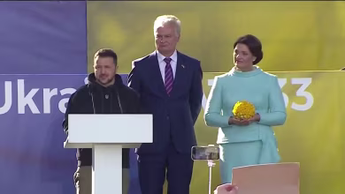 Zelensky makes appearance in Lithuania during NATO summit
