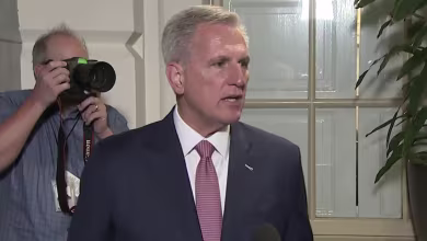 McCarthy claims Trump receiving target letter is example of 'weaponized government'