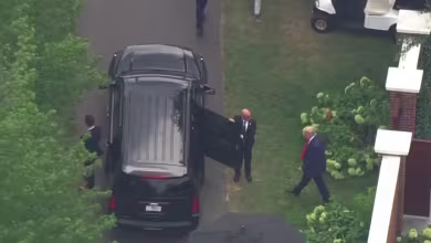 Trump departs N.J. golf club for arraignment in D.C.