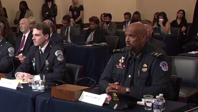 Three Jan. 6 officers to watch Trump arraignment from courthouse overflow room