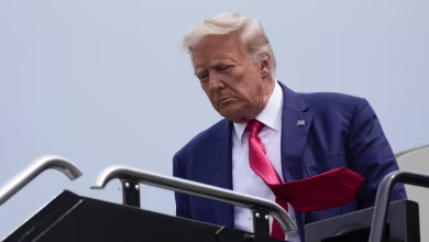 NBC News reports on view from the courtroom for Trump's arraignment