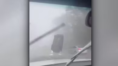 Watch: Strong wind gust flips car as Idalia moves into South Carolina