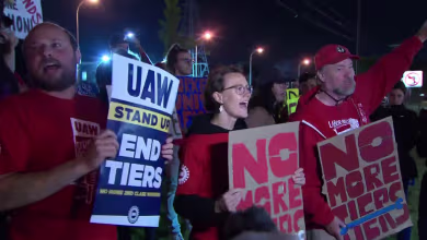 Thousands of auto workers strike as UAW and big three fail to reach a deal