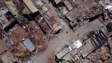 Drone footage shows destruction in Moroccan town near earthquake epicenter