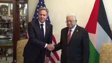 Blinken meets with Palestinian President Mahmoud Abbas
