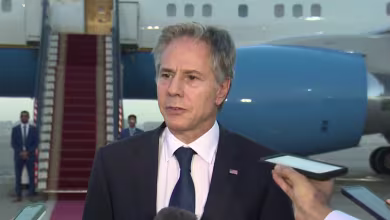 Blinken calls on Israel to 'avoid harming civilians' but re-ups support