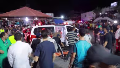 Hundreds killed in Gaza hospital blast