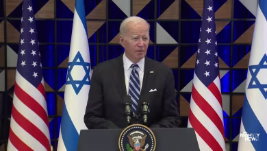 Biden blames misfired Palestinian rocket for deadly Gaza hospital blast
