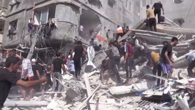 Israel-Hamas war: Images of Gaza devastation; newly released hostage speaks out