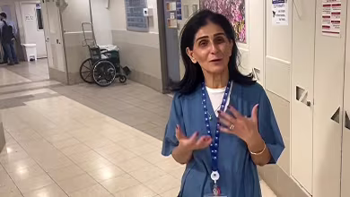 'Very moving' to see released hostages reunited with their families, nurse says