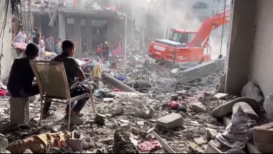 Eyewitness says it was 'no ordinary rocket' as Israel releases video of Gaza missile strikes