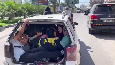 WATCH: Residents of Gaza City pack into vehicles and head south after Israel's warning
