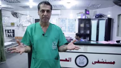 Gaza doctor pleads for end to war: 'Stop the bombing'