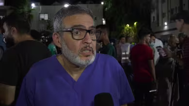 ‘Bodies all over the courtyard’: Medic describes horror of Gaza hospital attack