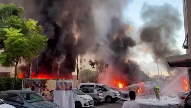 Tensions escalate after Palestinian militants launch airstrikes toward Israel