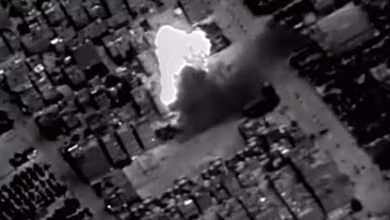 Israeli military video shows 'strikes on Hamas military targets' inside the Gaza Strip