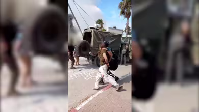 Video appears to show multiple Israeli civilians being captured
