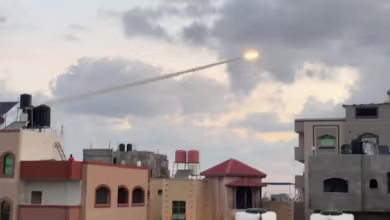 Watch: Rockets seen launching from Gaza toward Israel
