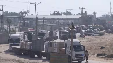30 humanitarian aid trucks enter into Gaza through Rafah crossing