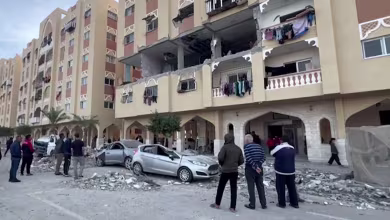 Khan Younis resident 'praying for peace' after deadly blast destroys apartment
