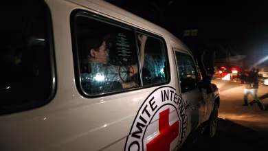 Video shows released Hamas hostages leaving Gaza