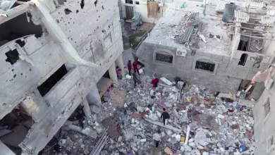 Drone video shows devastation of Israeli airstrike in Rafah