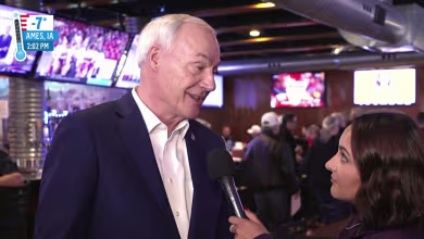 Asa Hutchinson says he got a plane ticket to N.H. despite low polling