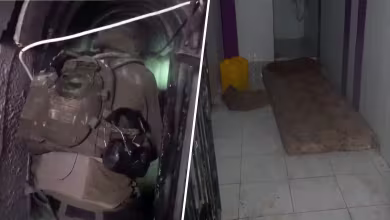 Rare look at underground tunnels where Israeli hostages were held