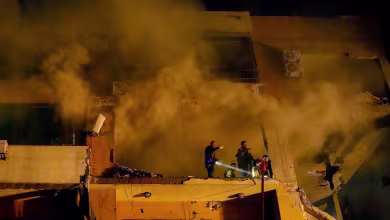 Video shows aftermath of Beirut drone strike on Hamas leadership