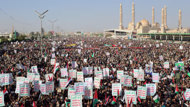 Thousands protest U.S. missile strikes in Yemen