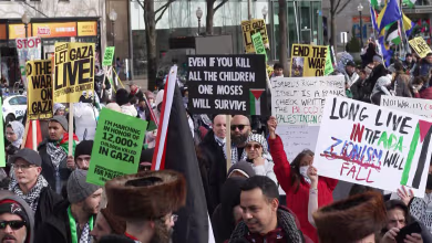 Thousands gather in Washington, D.C. in support of Gaza