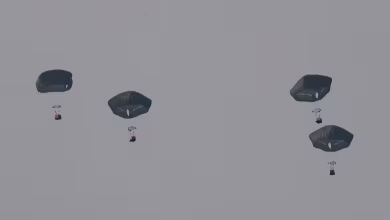 Jordanian army airdrops aid across Gaza