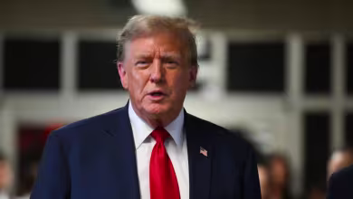 Trump calls hush money trial a ‘scam’ at end of first day