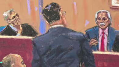 Former National Enquirer publisher on stand for third day in Trump hush money trial