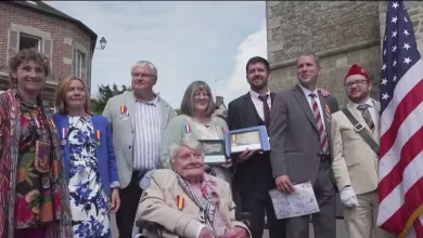 French village honors family of World War II airman who died in combat 