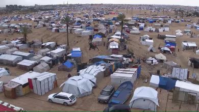 Video shows area Israel told Rafah residents to flee to