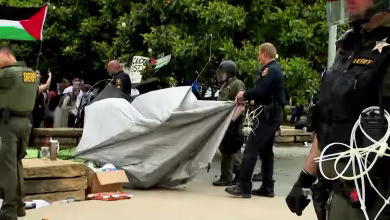 Police move into protest at UT Dallas