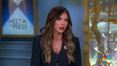 South Dakota Gov. Kristi Noem says she hasn't been formally vetted to be Trump's running mate