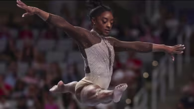 All eyes on Simone Biles as she arrives for U.S. gymnastics trials