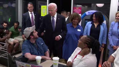Biden thanks supporters and visits a Waffle House after Atlanta debate