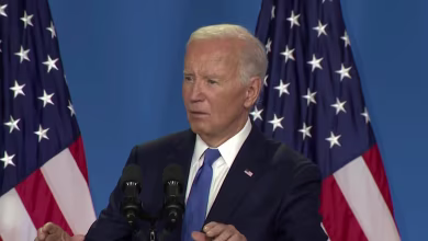 Biden says he's 'determined on running' in November
