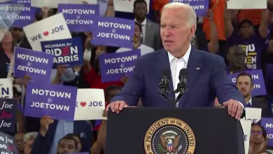 Biden calls out conservative Project 2025 at campaign rally