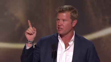 Tim Sheehy says his name is also his 'pronouns' at RNC