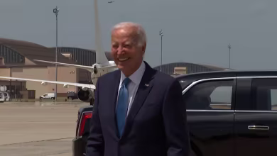 Biden arrives back in Washington after exiting 2024 race