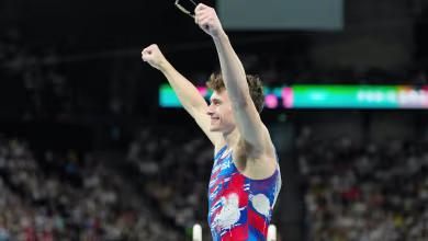 Stephen Nedoroscik flawless on pommel horse in qualification