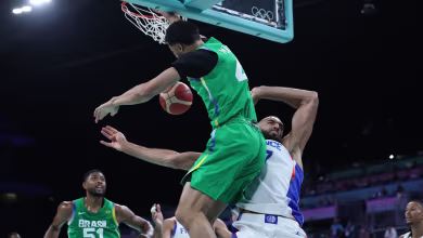 Brazil's Maozinha Pereira puts Rudy Gobert on a poster