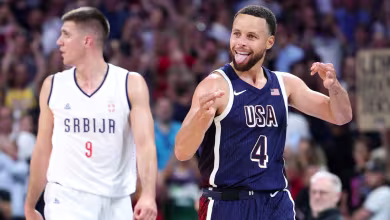 KD, LeBron erupt as U.S. blasts Serbia in Olympic opener