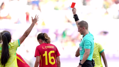 Marta receives red card in probable last match for Brazil